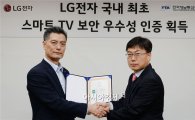 LG 전자 스마트 TV, 보안 인증 획득…"악성 앱 침입 차단·치료"
