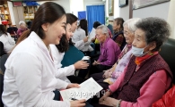 [포토]광주시 동구, 요양시설 어르신 찾아가 치매검진 실시
