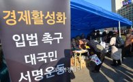[포토]경제활성화 입법 촉구 대국민 서명운동
