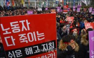 [포토]'노동자 죽이는 노동개혁법 반대'