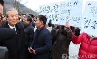 김종인, 봉하마을서 환대받으며 “정상적인 수권정당 향해 노력할 것”