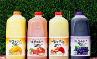 서울우유, 아침에주스 1.8ℓ 대용량 신제품 4종 출시