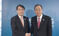이석준 국조실장, 반기문 유엔 총장 면담…韓 인도적 지원 논의