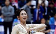 [포토]김채연 치어리더, '한국무용 전공자의 장구춤'