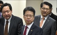 [포토]금융시장 정검회의 참석하는 진웅섭 금감원장