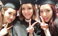 박신혜-유리-수영, 중앙대 졸업식서…'미녀 3인방'