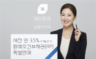 대신證, 연 3.5% 수익률 제공 RP특별판매