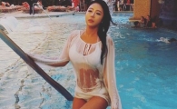 [포토] 이소희, 몸매 드러낸 흠뻑 젖은 원피스