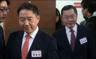 [포토]안대희, 강승규 '면접보려왔습니다'