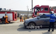 함평경찰, 화재현장 골든타임 확보위한 교통관리 실시 