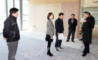 민형배 광산구청장 선운도서관 건립 현장 점검
