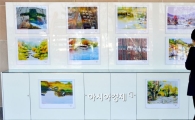 순창 강천산 휴게소에 섬진강 비경전시