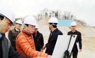 정찬민 용인시장 해빙기 공사현장 찾아 '안전'당부