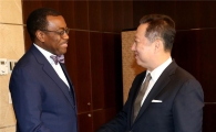 박용만 대한상의 회장, 아프리카 개발은행 총재 면담