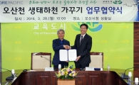 아모레퍼시픽-경기도 오산시, 생태하천 가꾸기 업무협약  