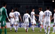 [포토]올림픽 축구대표팀, 알제리에 3-0 완승