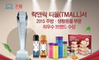 락앤락, 中 티몰 선정 '2015 최우수 브랜드상 수상