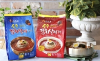 아워홈, 김치발효기술 적용한 '김치말이 국수·물냉면 2종' 출시