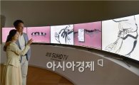 삼성, SUHD TV로 간송문화전 참여…종이질감까지 표현