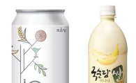 과일에 꽂힌 국순당, '바나나' 이어 '포도맛' 캔 막걸리 출시