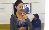 [포토] 레이양, 탄탄한 몸매 드러낸 운동복