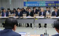 더불어민주당 김종인 대표, 전남 영암 대불산산 방문