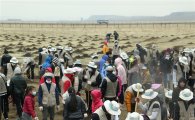 [포토]몽골 바가노르 사막 심는 지구사랑