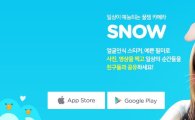 캠프모바일 카메라 앱 '스노우' 돌풍…이용자 1800만 돌파