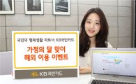 "해외여행·직구는 KB국민카드로"…할인·캐시백 이벤트 진행
