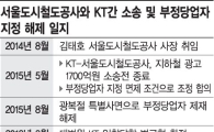 도시철도公선 기부채납 받고…KT는 블랙리스트서 빠지고