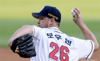 [포토]역투하는 두산 선발 보우덴