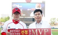 KIA타이거즈 양현종, 밝은안과21병원 4월 MVP 수상