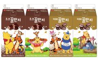 서울우유, 저지방 가공유 꿀딴지 브랜드 라인업 '초코·커피' 2종 출시