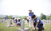 한진, 보훈의달 맞아 국립현충원 봉사활동