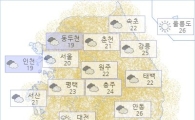 아경 오늘의 날씨와 미세먼지 (오후)