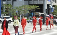 [포토]'횡단보도 런웨이'