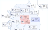 아경 오늘의 날씨와 미세먼지 (오전)
