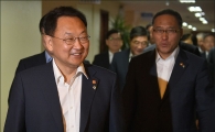 [포토]국무회의 참석하는 유일호 부총리