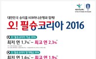 KEB하나銀, '오! 필승코리아 적금·정기예금' 출시…"축구대표팀 성적 따라 우대금리 제공"