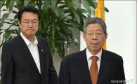 [포토]회의 참석하는 김희옥·정진석