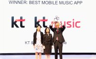 [포토]KT뮤직, ‘지니(genie)’ MWC 상하이서 亞 최고 음악 앱 부문 수상