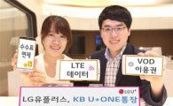 [포토]LG유플러스, KB국민은행과 제휴… U+ONE통장 출시