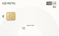 KB국민카드, 개인사업자 전용 '가온 비즈카드' 출시