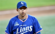 [포토]윤성환, '7이닝 무자책점 호투중'