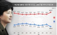黨靑 지지율 급락세…'우병우 의혹' 여파 