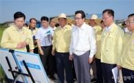 이낙연 전남도지사, 해남 해수 유입·가뭄 피해지 살펴