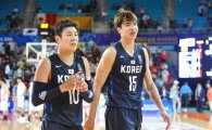 男 농구대표팀, 튀니지 2차 평가전 완승