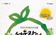 서울광장서 추석 농수산물 장터 열려…'배추 50% 할인 행사' 실시