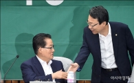 [포토]인사하는 박지원·김성식