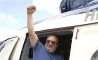 [포토]"이제 내전 끝났다"…기쁨에 찬 콜롬비아 반군 지도자